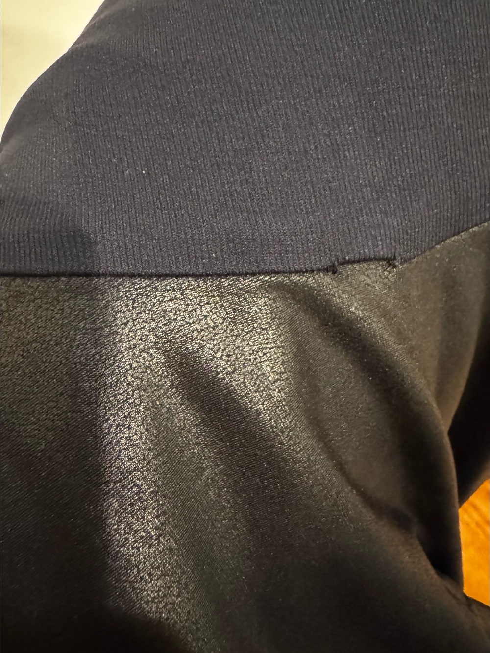 Spanx Mama Faux Leather Leggings - Medium Maternity - Picture 8 of 8